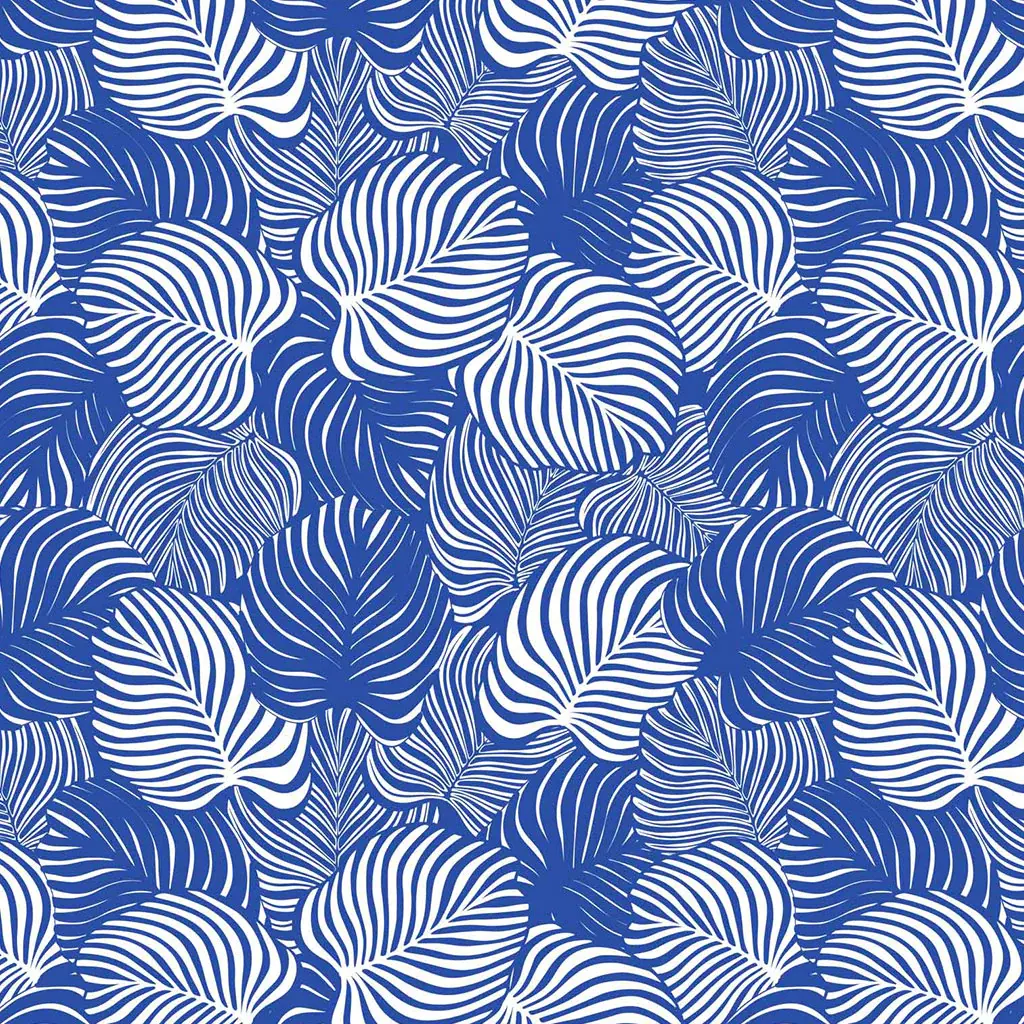 22 x 16 cm Papel de transferencia bajo cubierta - leaf monstera azul