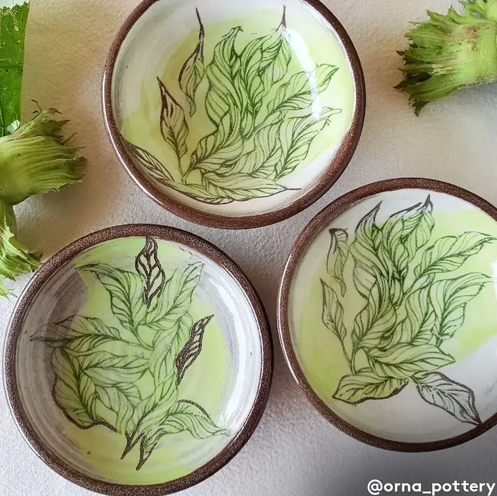 Miniatura: 22 x 16 cm Papel de transferencia bajo cubierta - leaf tropical verde