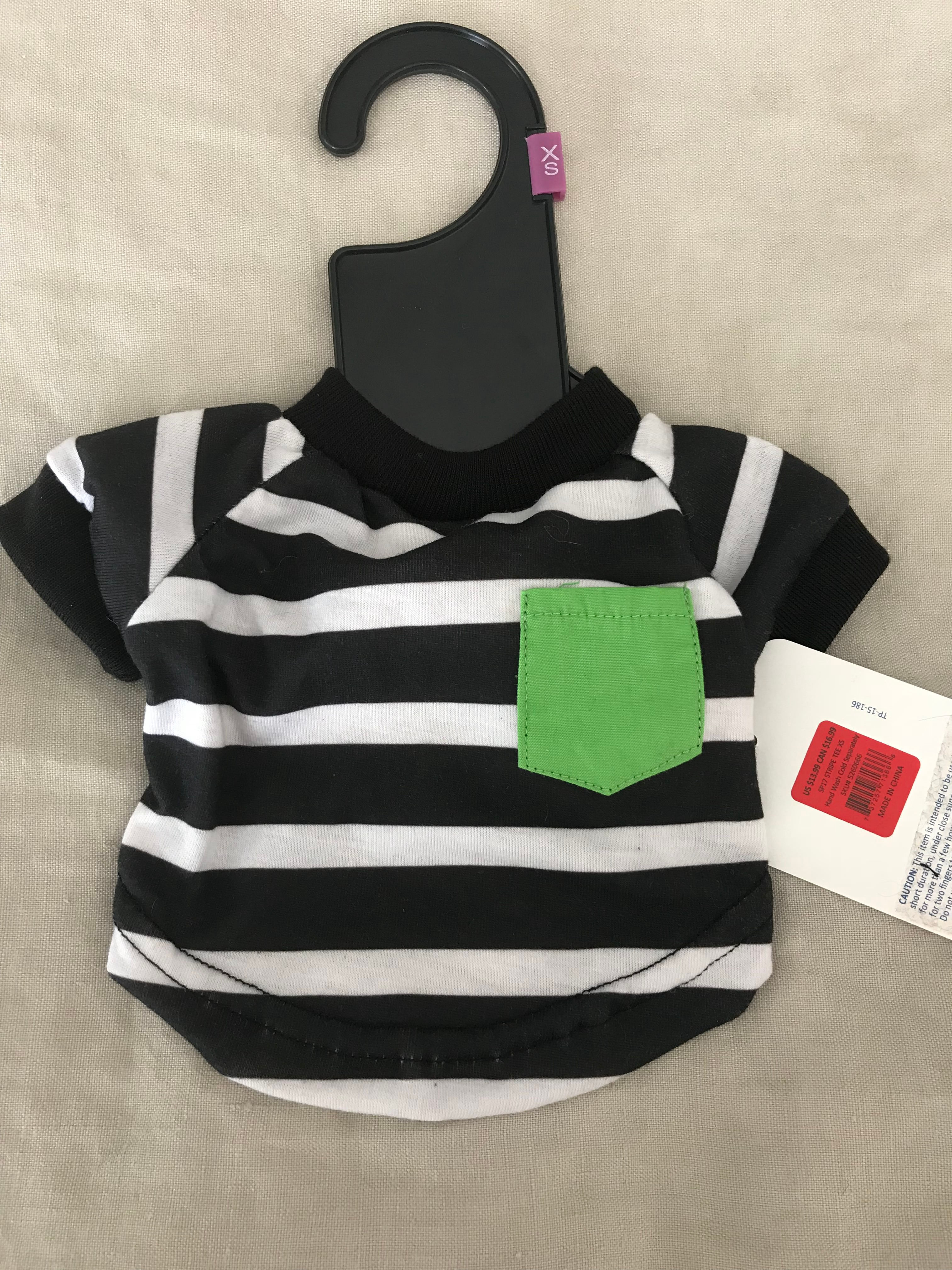 Stripe and Pocket Tee