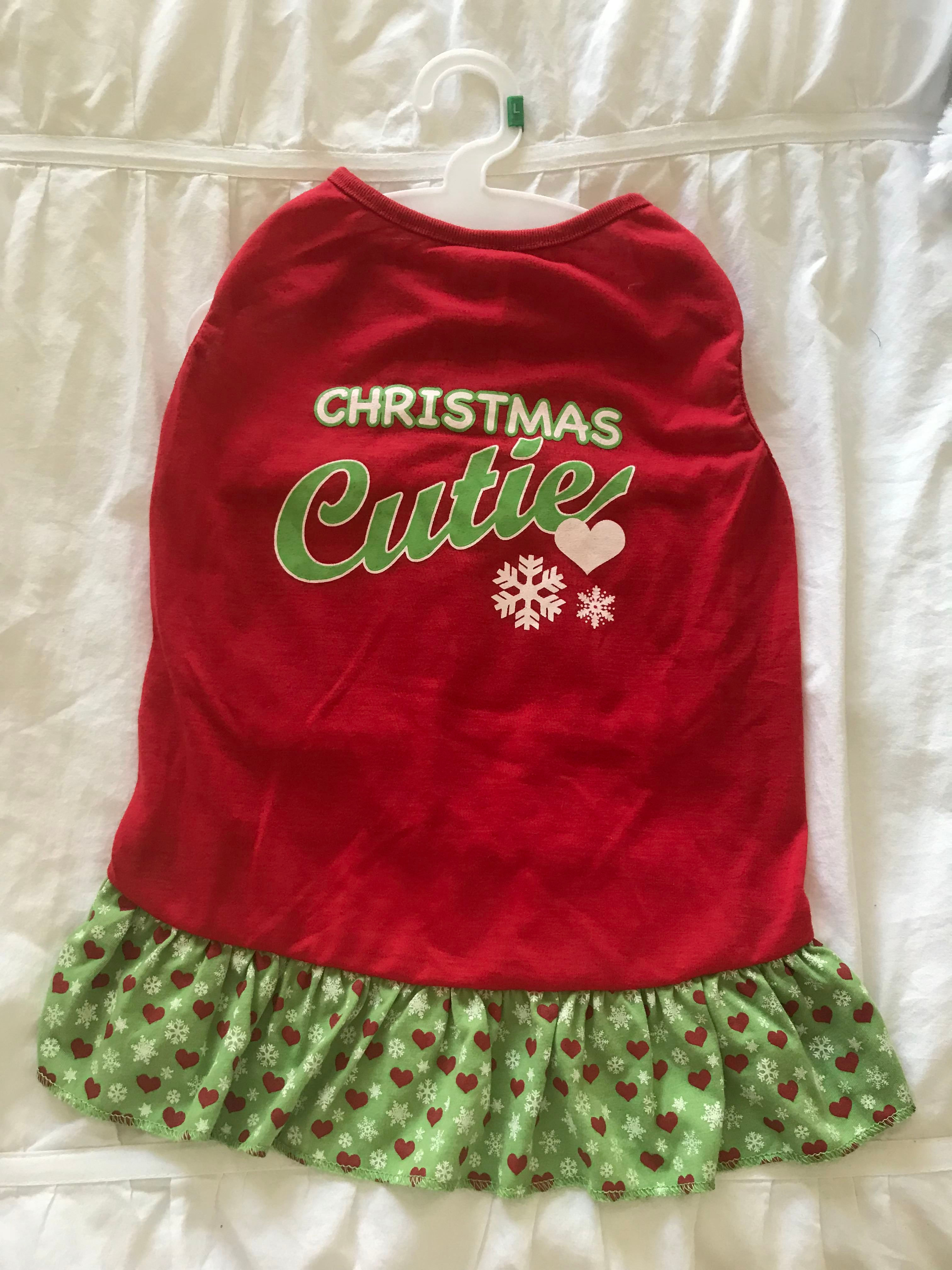 Christmas Cutie Dog Dress