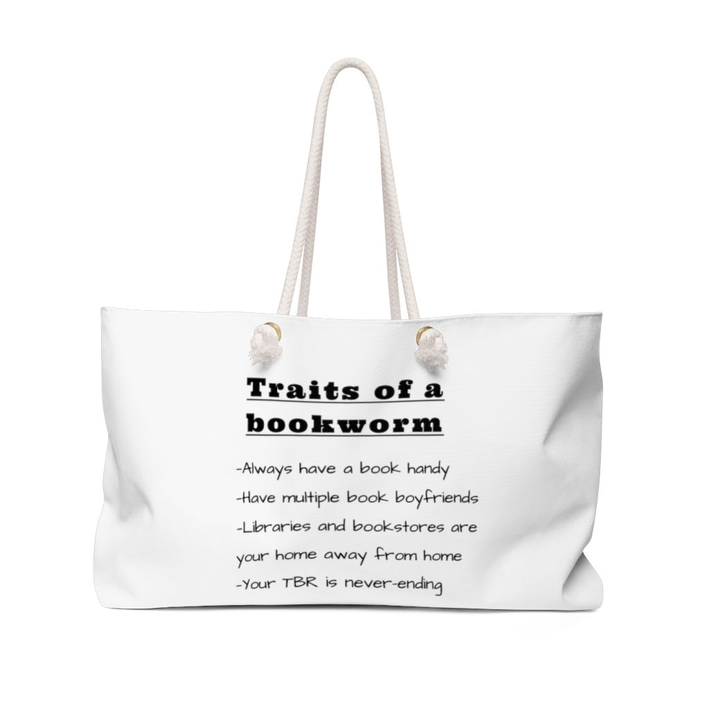 Traits of a Bookworm Weekender Tote Bag