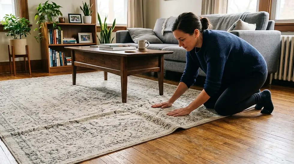 Tapis qui gondole : causes, risques et solutions sûres