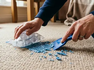 Cire de bougie sur tapis : comment l’enlever sans abîmer les fibres