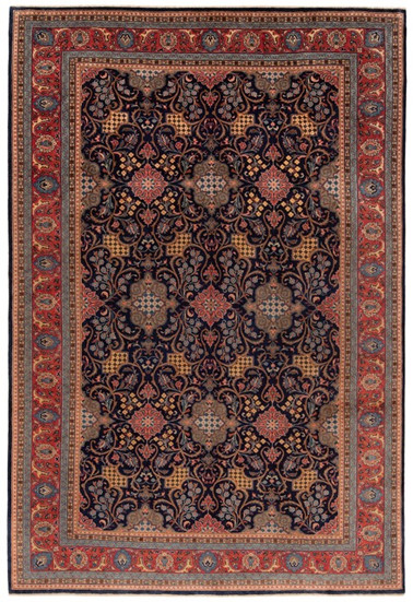 tapis persan sarough ancien en laine
