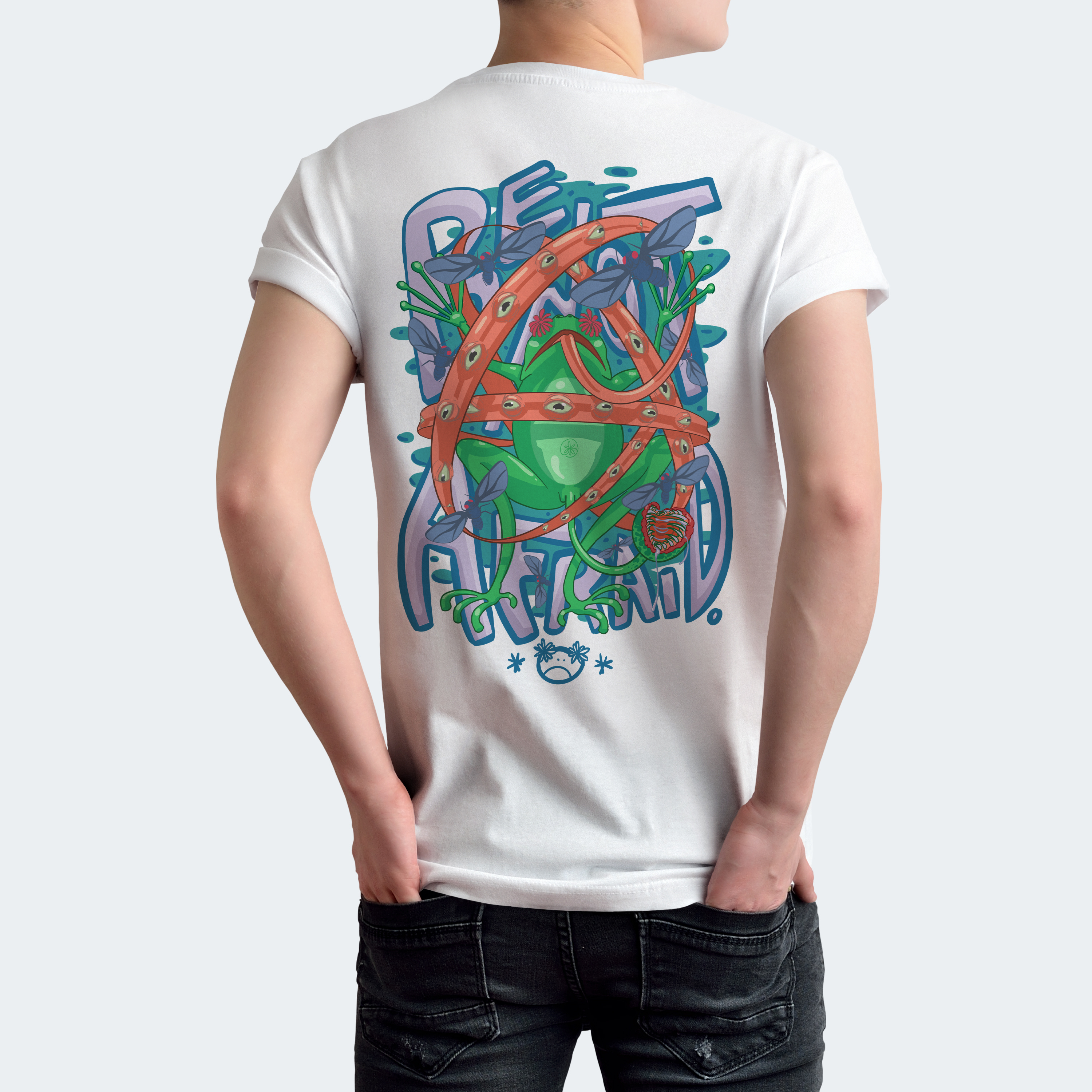 Swamp frog X Biblically accurate frog T-shirt