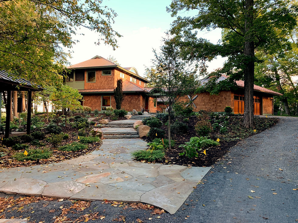 Flagstone Front Entry
