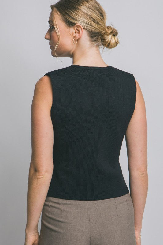 Miniatura: Gold Buttons Knit Vest