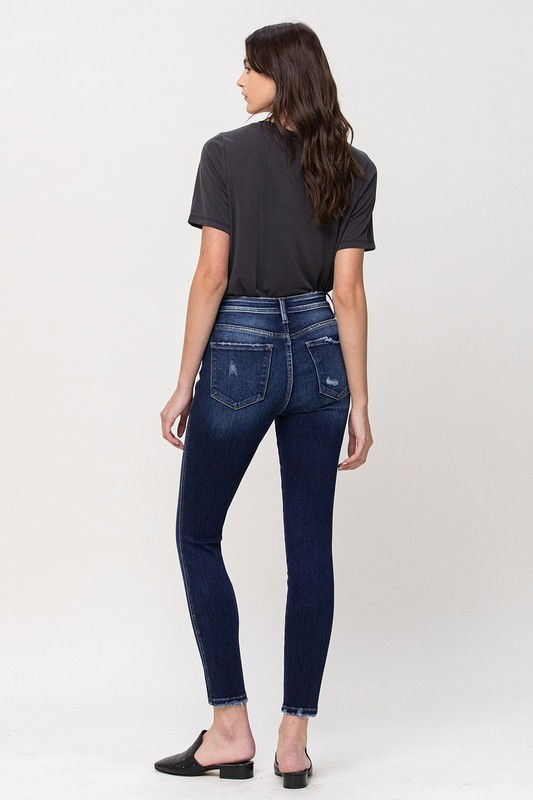 Miniatura: High Rise Crop Skinny Jeans