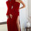 Miniatura: One Shoulder Long Sleeve Mermaid Maxi Dress