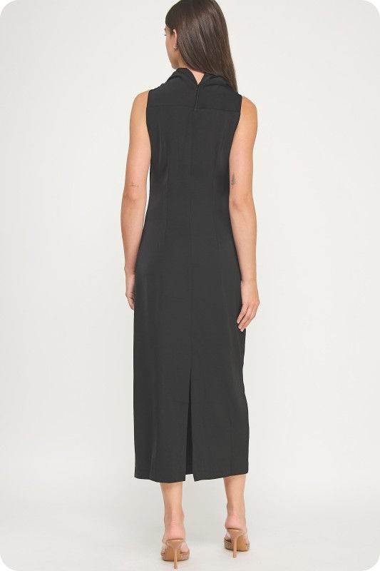 Miniatura: Draped Sleeveless Long Dress