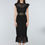 Miniatura: Circle Lace With Sheer Waist Midi Dress