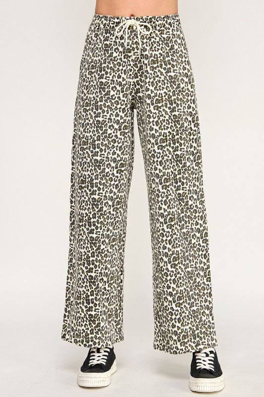 Miniatura: Leopard Drawstring Pants