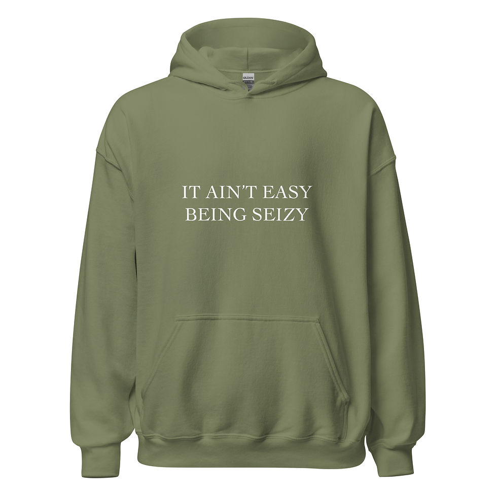 Thumbnail: "It Ain't Easy Being Seizy" Unisex Soft Hoodie