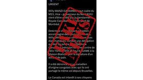 FAUX : Le vice-gouverneur du Nord-Kivu et cadre de AFC/M23 Willy MANZI n’a pas été arrêté à l’aéroport de Montréal au Canada. 