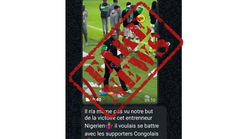 HORS CONTEXTE : Cette vidéo ne montre pas le sélectionneur Nigérien qui s'en prend aux supporters congolais.