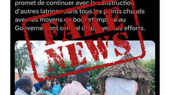 FAUX : Cette image ne montre pas l’inauguration d’une toilette publique à KABEYA KAMWANGA, dans la province du Kasaï-Oriental en RDC 