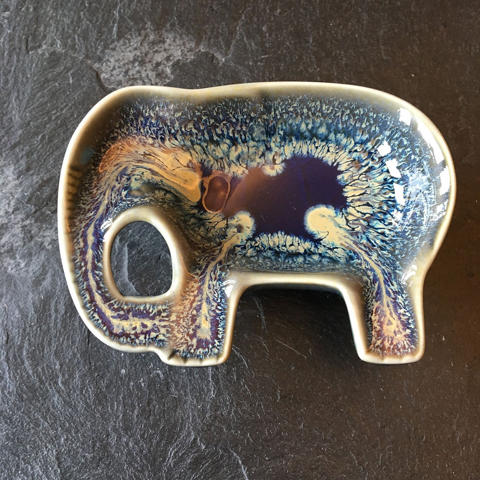 Thumbnail: Blue Elephant Bowl Front