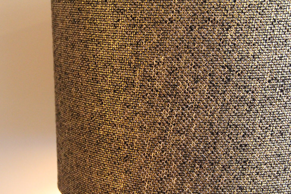 Thumbnail: Close Up of Gold and Black Lampshade