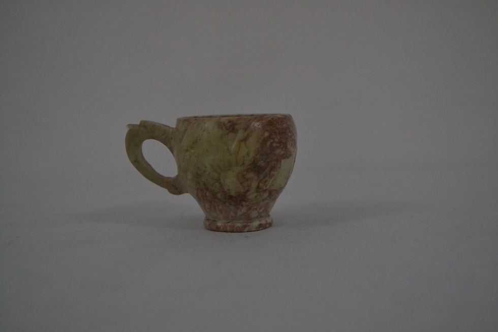Thumbnail: Asian Marble/Stone Tea Set