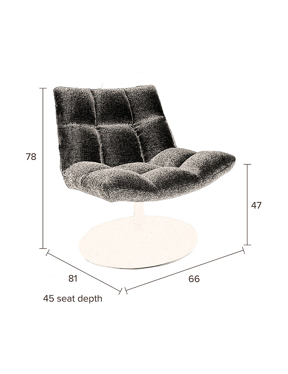 Thumbnail: Retro Style Lounge Chair "Bar"