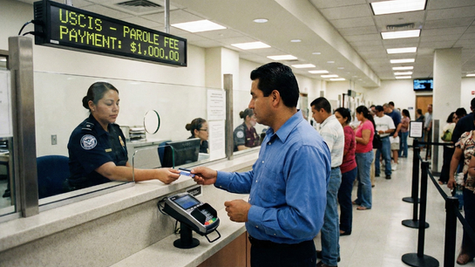 Immigration parole fee