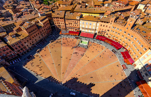 Imagem da cidade de Siena