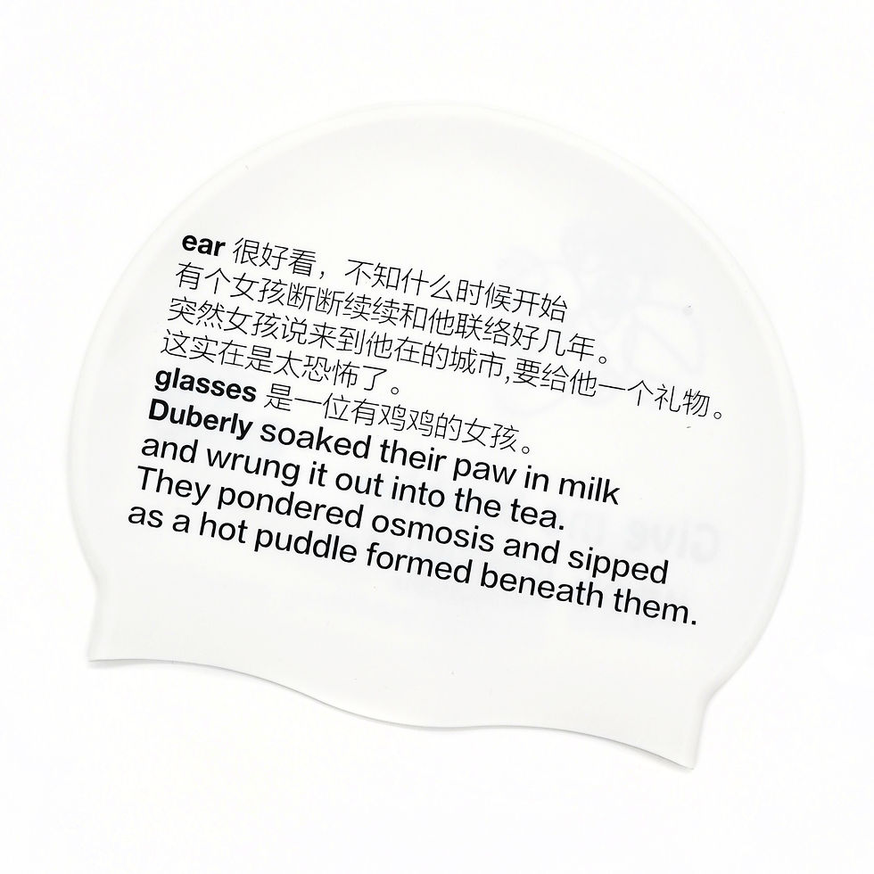 Thumbnail: Jin Ningning - Give Me Bubbles swimming cap