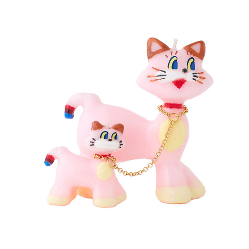 OLGA GOOSE CANDLE - ピンクの猫 PINK CATS | BOISMOU