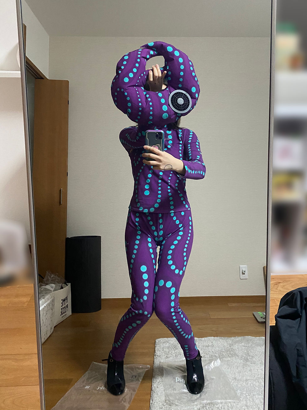 Thumbnail: feyfey WORLDWIDE - 0x0 100% AIR Purse (violet seed)