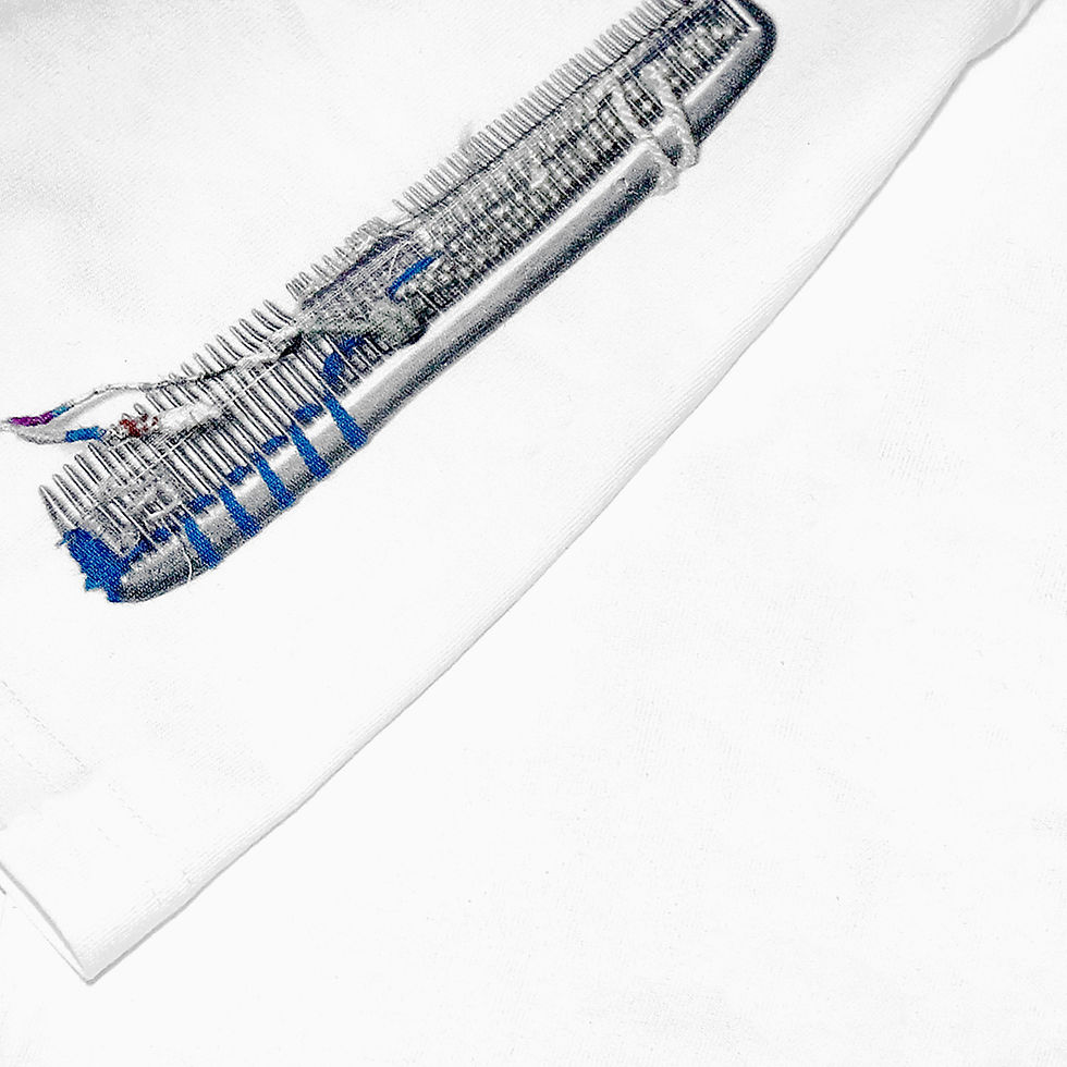 Thumbnail: BROCCOROCOCO - COMBS COMPOSITION T-SHIRT
