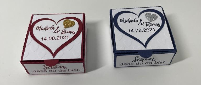 Miniaturbild: Glückslicht zur Hochzeit – Romantisches Gastgeschenk mit Herz & Teelicht