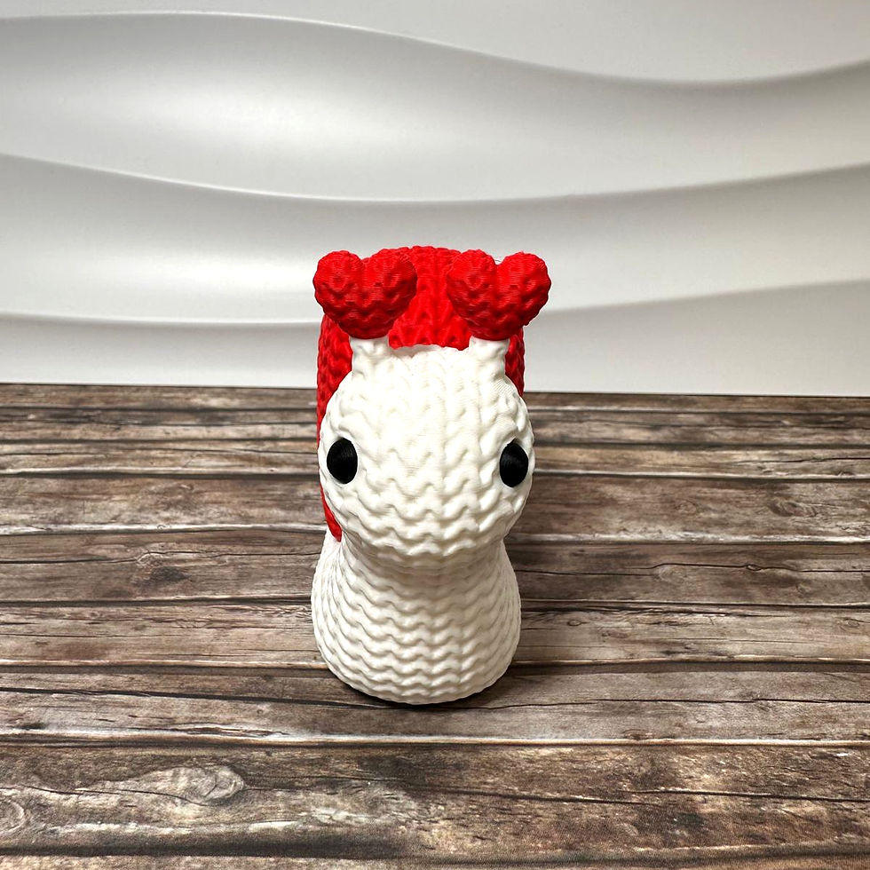 Miniaturbild: 3D gedruckte Schnecke mit Herz
