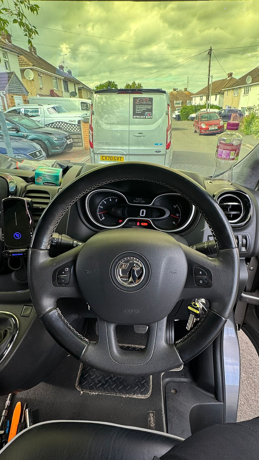 Thumbnail: Vauxhall Vivaro Van | LED Forged Carbon Fibre Steering Wheel