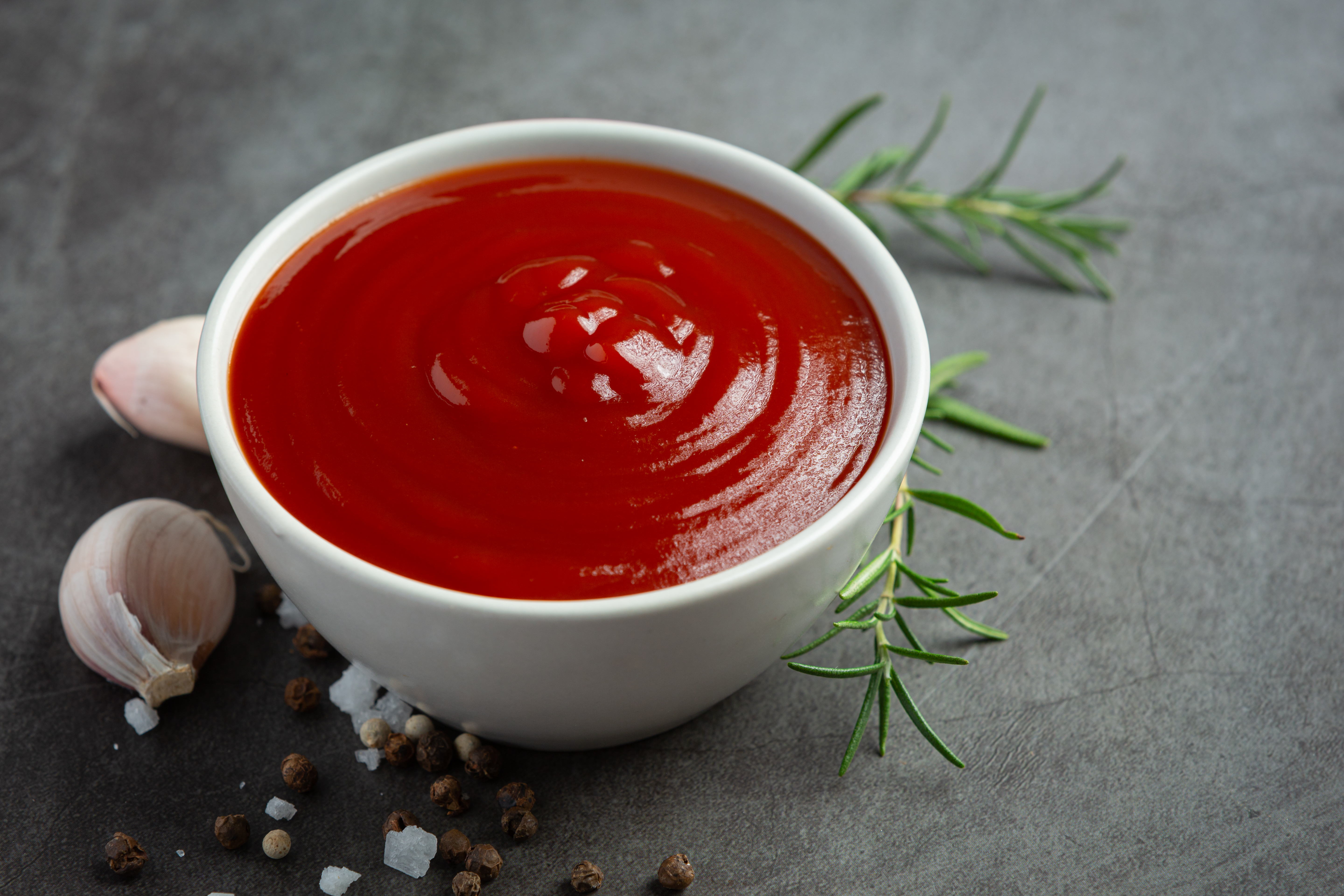 Tomato sauce enriched with soya dietary fiber for added health benefits