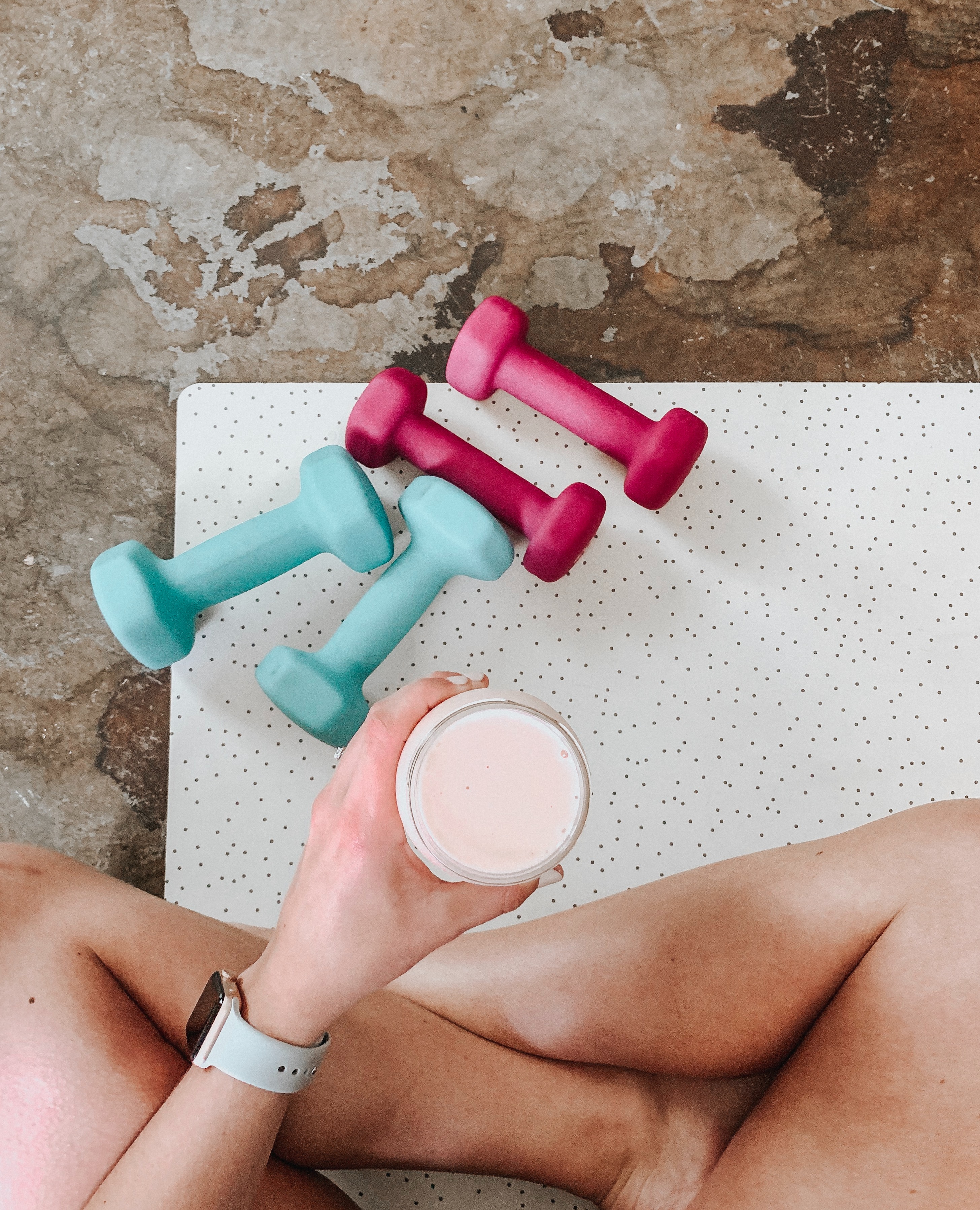 Fitness enthusiast enjoying a soya dietary fiber drink by Prowise India