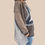 Thumbnail: Oli and Hali Terry Big Bright Star Top with Button up Back Gray