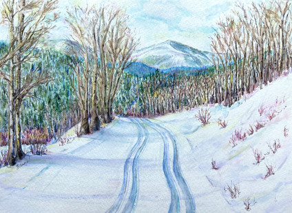 Heading Out on Mountain Road