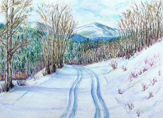 Heading Out on Mountain Road