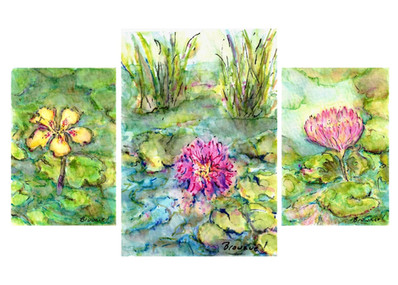 Waterlilies and Lotus: Item # - A16