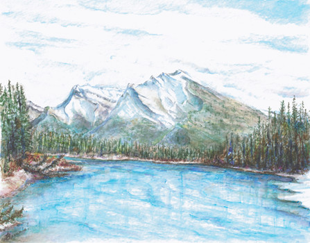 Downstream from Canmore