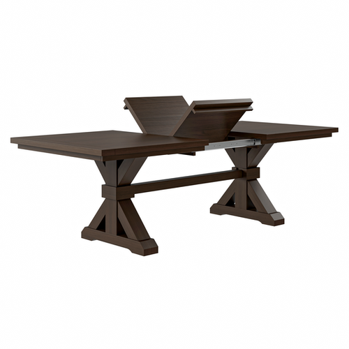 Extendable Dining Folding Trestle Dining Table The Viking Oak