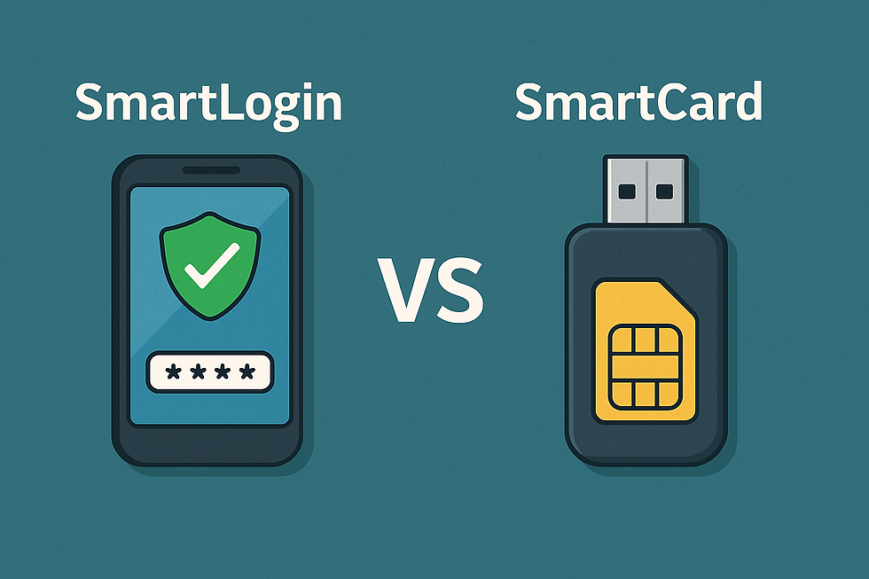 SmartLogin oder SmartCard: Welche Lösung passt besser zu Ihnen?