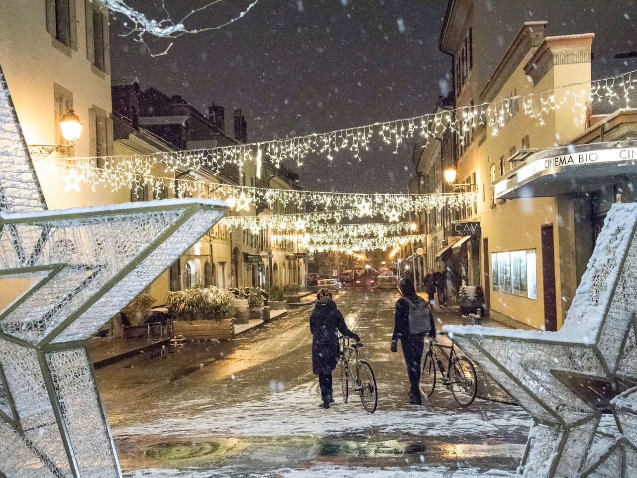 Carouge en hiver