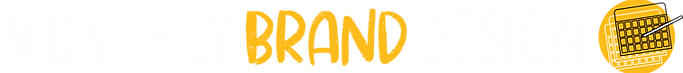 monthly brand design