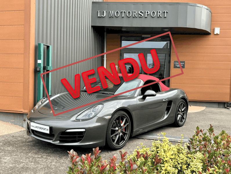 Porsche Boxster S (981), 3.4L, 315Ch, Chassis 2013, 87730 Kms