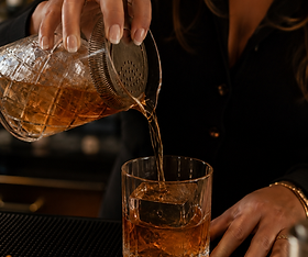 Private Bartender Pouring Drink