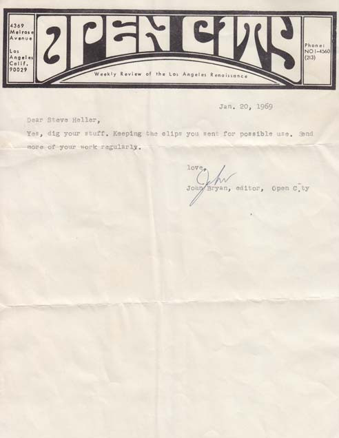 Open City was LA’s second-largest underground paper.