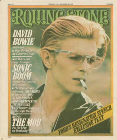 david bowie at the rolling stone