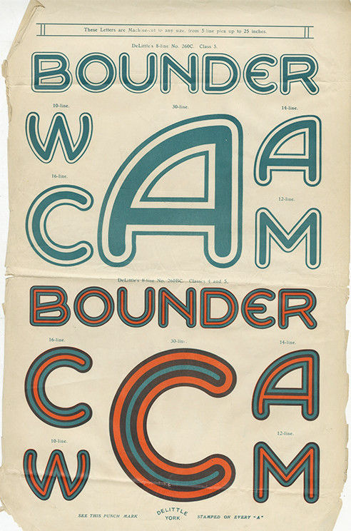 Delittle’s WOOD TYPE
