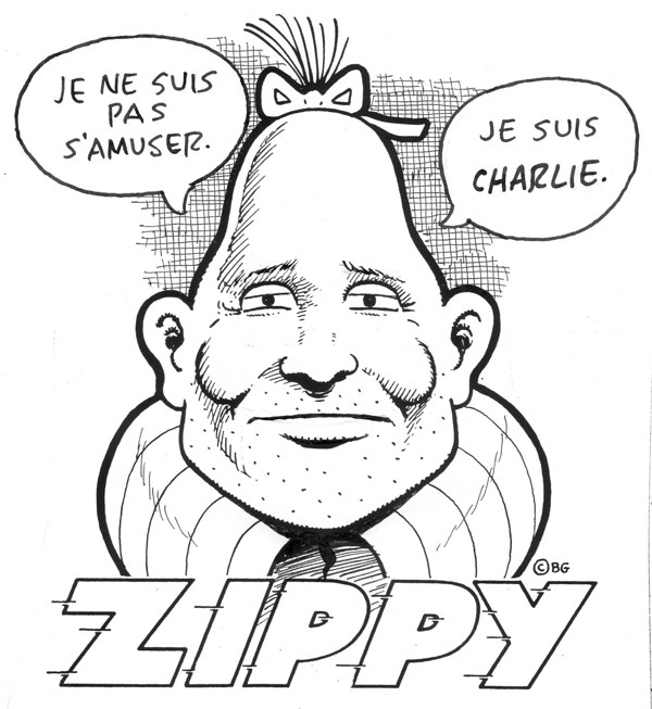 On the day that the shocking news broke, Zippy said in French, “I’m not having fun.” His creator, artist Bill Griffith, added, "I feel like an oppressed minority for the first time today.”